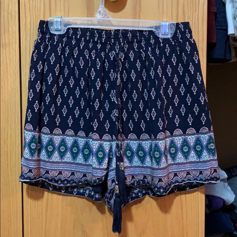 aztec printed shorts